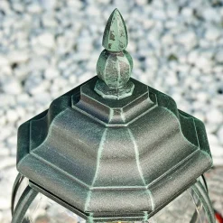 Borne Lumineuse Lentua Vert, Noir, 1 Lumiere