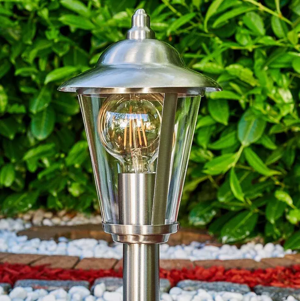 Borne Lumineuse Lerskov Acier Inoxydable, 1 Lumiere