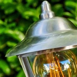 Borne Lumineuse Lerskov Acier Inoxydable, 1 Lumiere