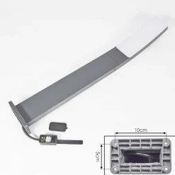 Borne Lumineuse Maseru Led Anthracite, 1 Lumiere