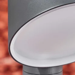 Borne Lumineuse Moroni Led Anthracite, 1 Lumiere