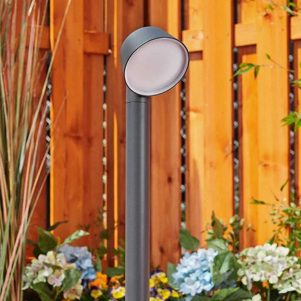 Borne Lumineuse Moroni Led Anthracite, 1 Lumiere