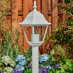 Borne Lumineuse Naofe Blanc, 1 Lumiere