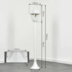 Borne Lumineuse Naofe Blanc, 1 Lumiere