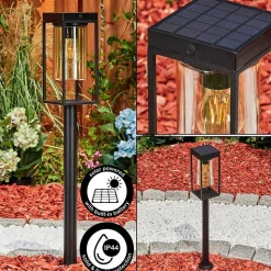 Borne Lumineuse Palanga Led Noir, 1 Lumiere