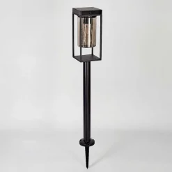 Borne Lumineuse Palanga Led Noir, 1 Lumiere