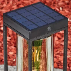 Borne Lumineuse Palanga Led Noir, 1 Lumiere