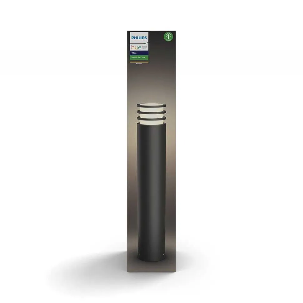 Borne Lumineuse Philips Hue Ambiance White Lucca Led Anthracite, 1 Lumiere