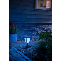 Borne Lumineuse Philips Hue Ambiance White & Color Econic Led Noir, 1 Lumiere, Changeur De Couleurs