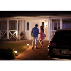 Borne Lumineuse Philips Hue Ambiance White & Color Econic Led Noir, 1 Lumiere, Changeur De Couleurs