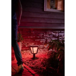 Borne Lumineuse Philips Hue Ambiance White & Color Econic Led Noir, 1 Lumiere, Changeur De Couleurs