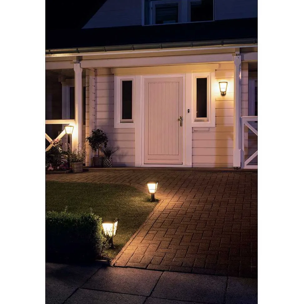 Borne Lumineuse Philips Hue Ambiance White & Color Econic Led Noir, 1 Lumiere, Changeur De Couleurs