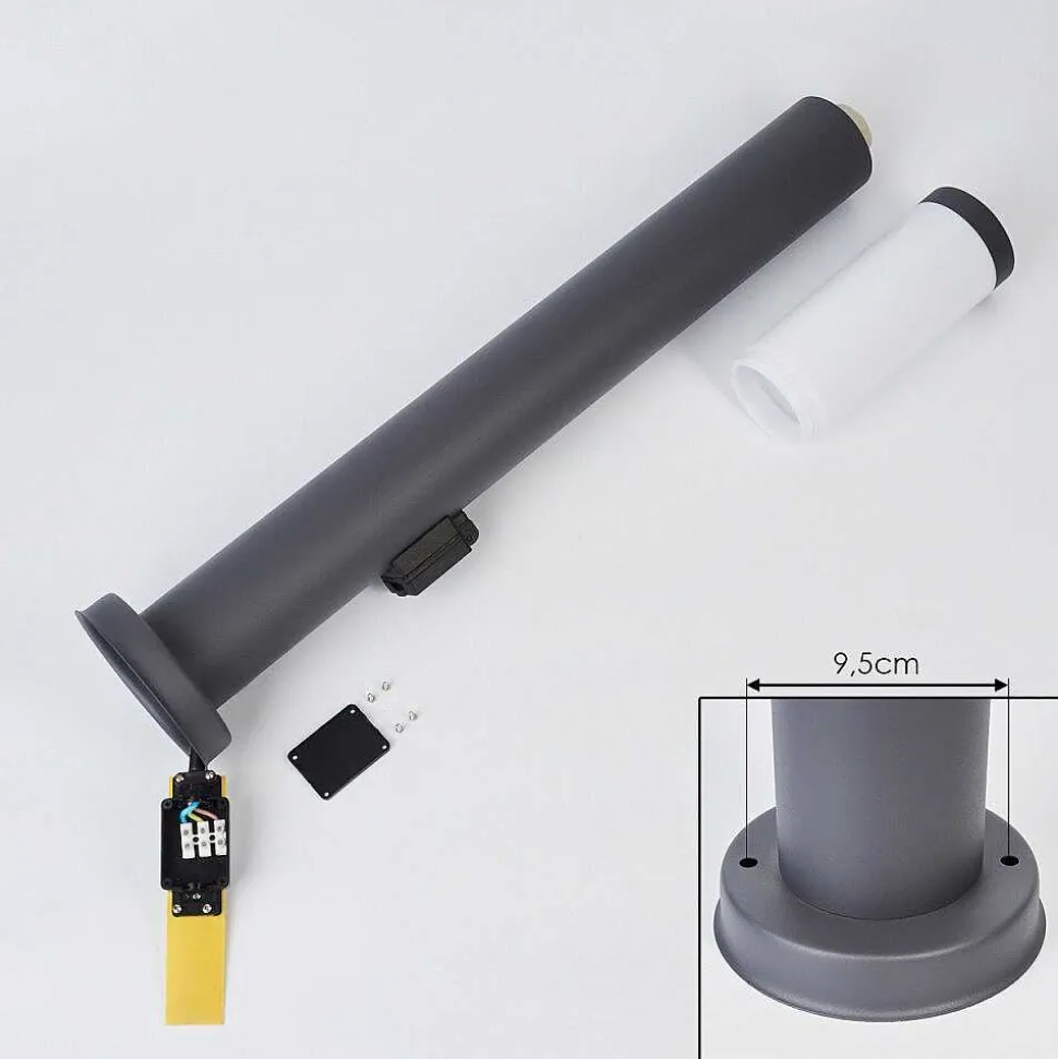 Borne Lumineuse Sessa Anthracite, 1 Lumiere