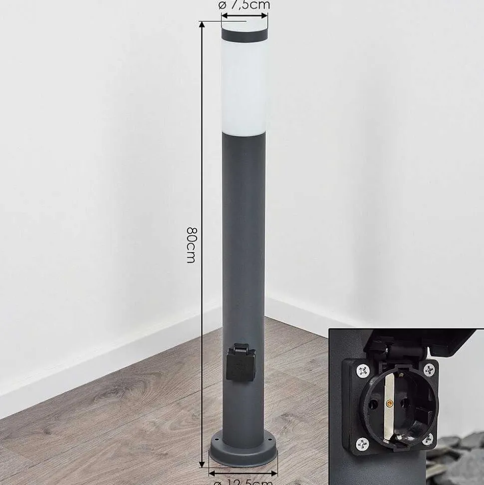 Borne Lumineuse Sessa Anthracite, 1 Lumiere