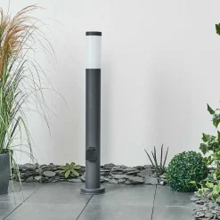 Borne Lumineuse Sessa Anthracite, 1 Lumiere