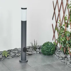 Borne Lumineuse Sessa Anthracite, 1 Lumiere