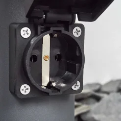 Borne Lumineuse Sessa Anthracite, 1 Lumiere