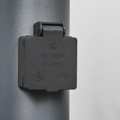 Borne Lumineuse Sessa Anthracite, 1 Lumiere