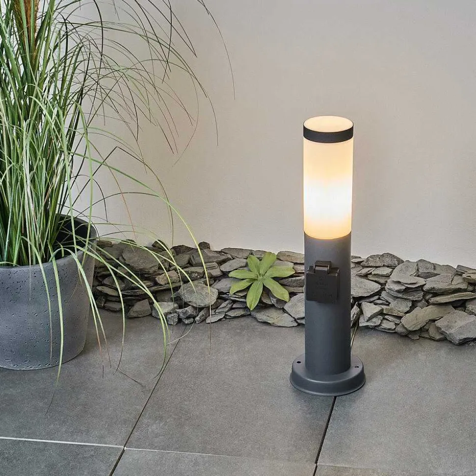 Borne Lumineuse Sessa Anthracite, 1 Lumiere