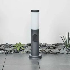 Borne Lumineuse Sessa Anthracite, 1 Lumiere