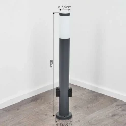 Borne Lumineuse Sessa Anthracite, 1 Lumiere