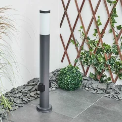 Borne Lumineuse Sessa Anthracite, 1 Lumiere