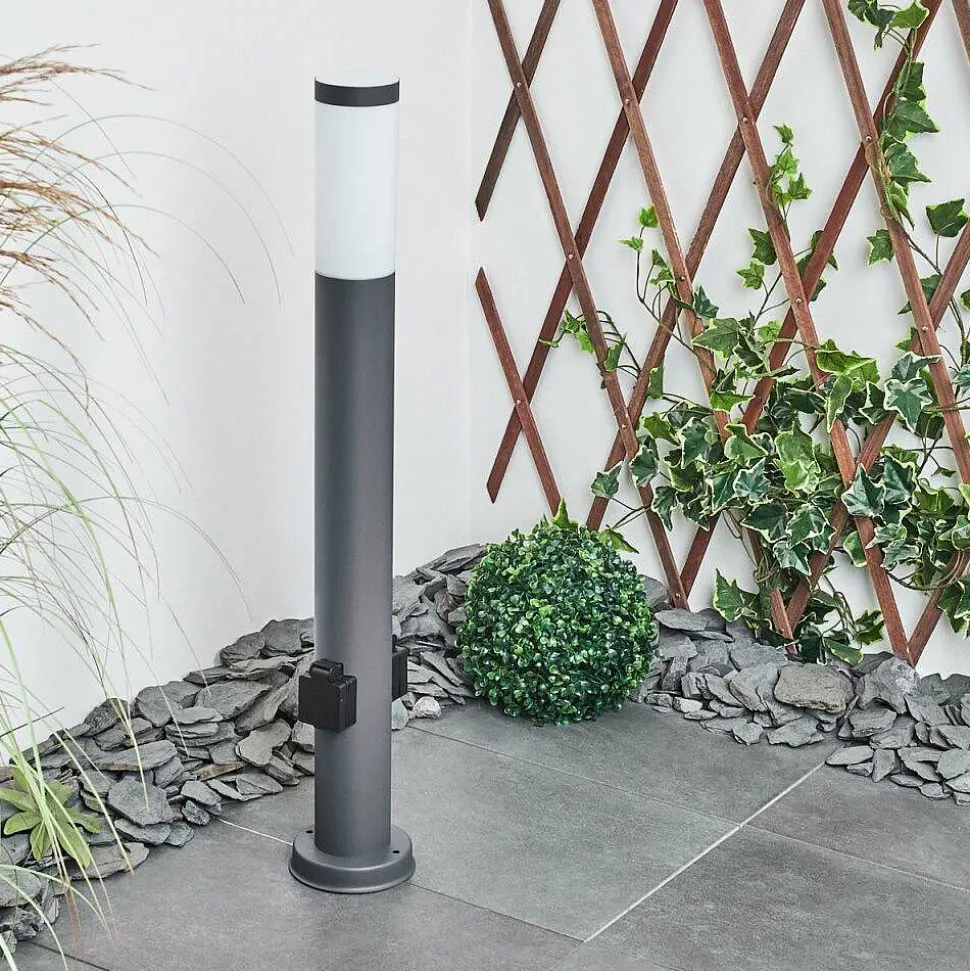 Borne Lumineuse Sessa Anthracite, 1 Lumiere