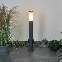 Borne Lumineuse Sessa Anthracite, 1 Lumiere