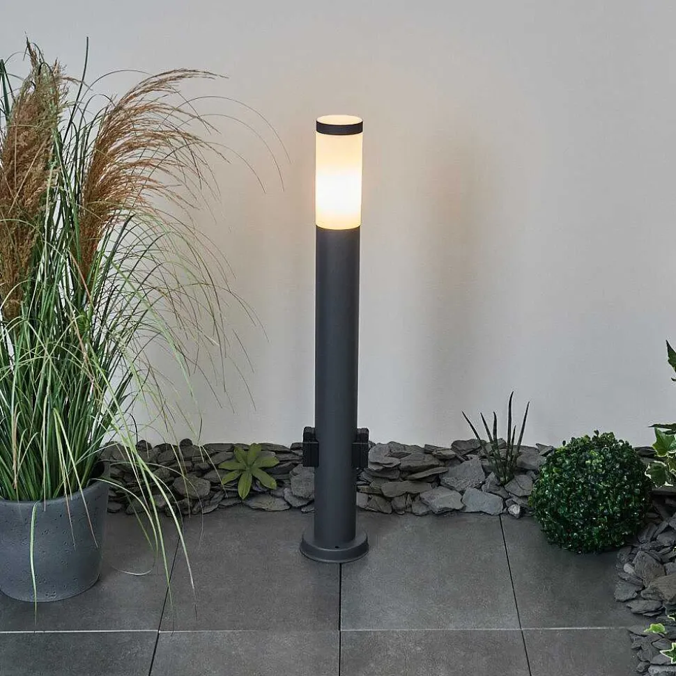 Borne Lumineuse Sessa Anthracite, 1 Lumiere