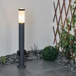 Borne Lumineuse Sessa Anthracite, 1 Lumiere