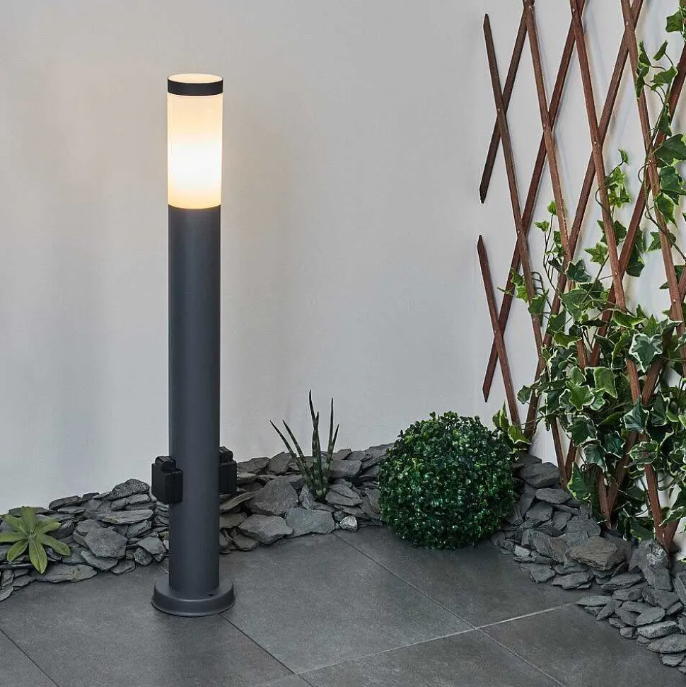 Borne Lumineuse Sessa Anthracite, 1 Lumiere