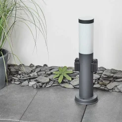 Borne Lumineuse Sessa Anthracite, 1 Lumiere