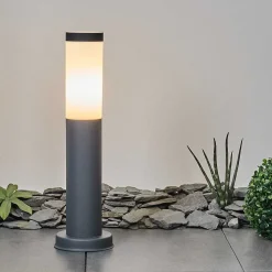 Borne Lumineuse Sessa Anthracite, 1 Lumiere