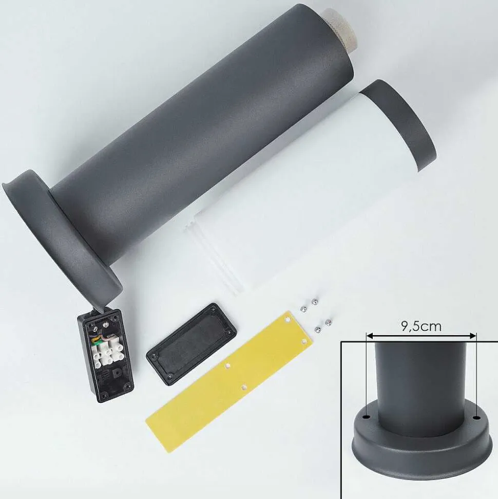 Borne Lumineuse Sessa Anthracite, 1 Lumiere