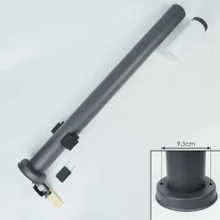 Borne Lumineuse Sessa Anthracite, 1 Lumiere