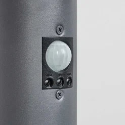 Borne Lumineuse Sessa Anthracite, 1 Lumiere, Detecteur De Mouvement