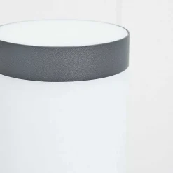 Borne Lumineuse Sessa Anthracite, 1 Lumiere, Detecteur De Mouvement