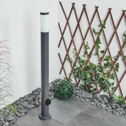 Borne Lumineuse Sessa Anthracite, 1 Lumiere