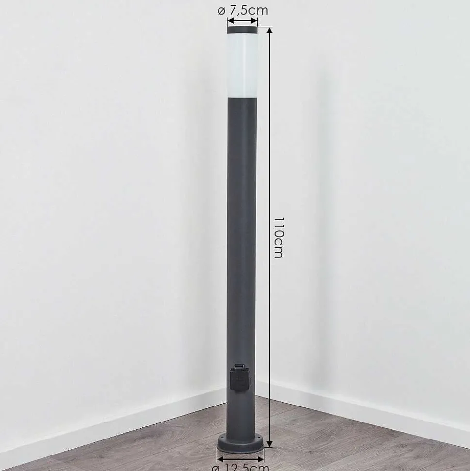 Borne Lumineuse Sessa Anthracite, 1 Lumiere