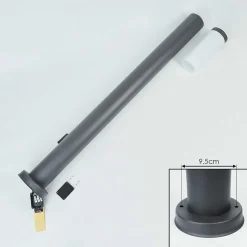 Borne Lumineuse Sessa Anthracite, 1 Lumiere