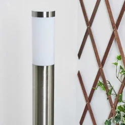 Borne Lumineuse Sessa Nickel Mat, 1 Lumiere