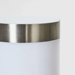 Borne Lumineuse Sessa Nickel Mat, 1 Lumiere