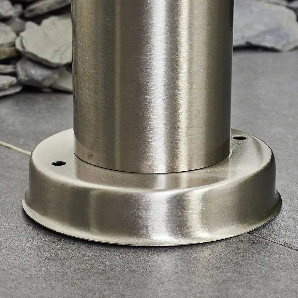 Borne Lumineuse Sessa Nickel Mat, 1 Lumiere