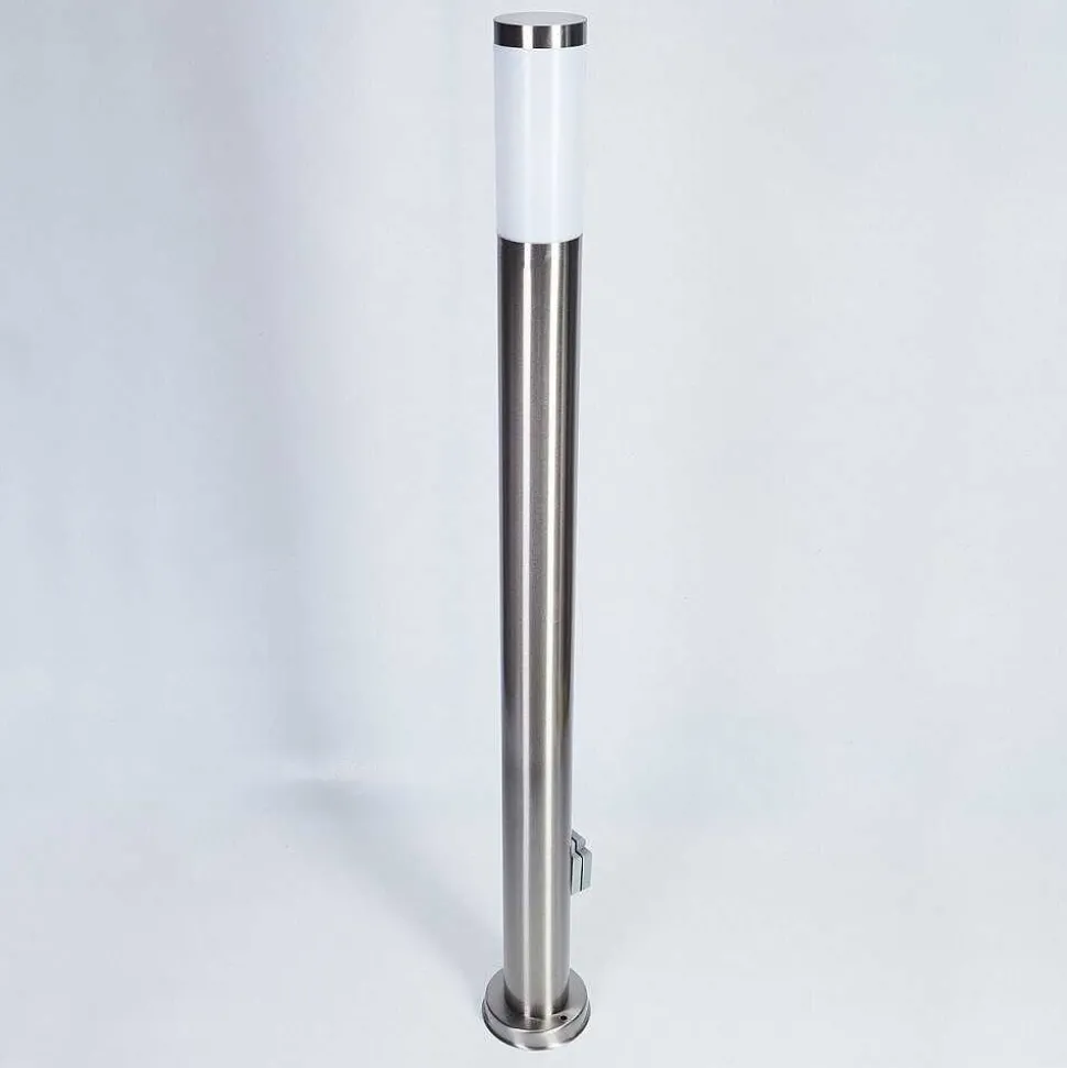 Borne Lumineuse Sessa Nickel Mat, 1 Lumiere