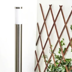 Borne Lumineuse Sessa Nickel Mat, 1 Lumiere