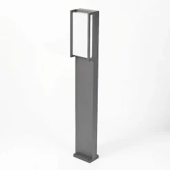 Borne Lumineuse Skove Led Anthracite, 1 Lumiere, Changeur De Couleurs