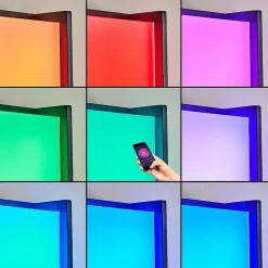 Borne Lumineuse Skove Led Anthracite, 1 Lumiere, Changeur De Couleurs