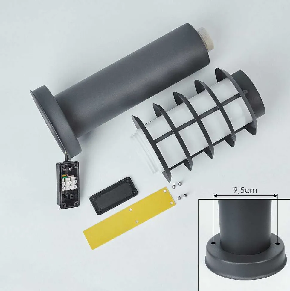 Borne Lumineuse Tunes Anthracite, 1 Lumiere