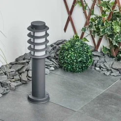 Borne Lumineuse Tunes Anthracite, 1 Lumiere