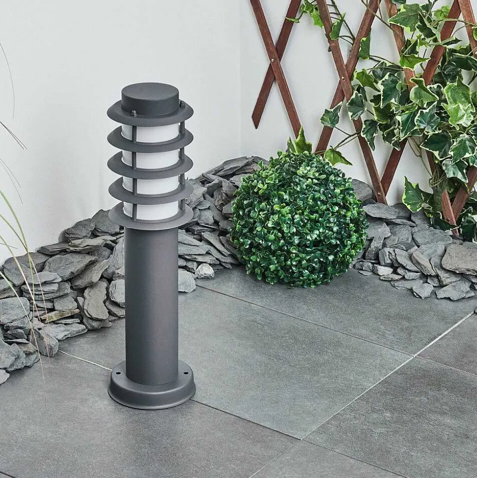 Borne Lumineuse Tunes Anthracite, 1 Lumiere